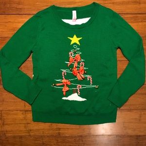 Ugly Christmas sweater with jingle bells